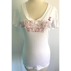 M Jansport Washington State Cougars V-neck T-shirt Women's